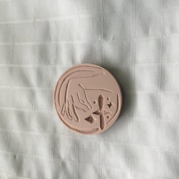 Two sides hand made rubber stamp - Picture 4 of 4